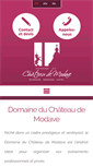 Mobile Screenshot of domaineduchateaudemodave.be